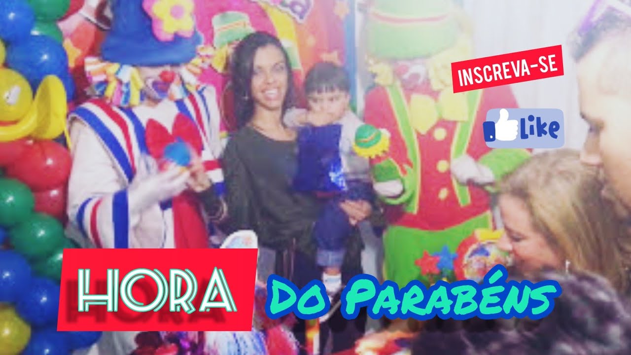 Hora do parabéns...