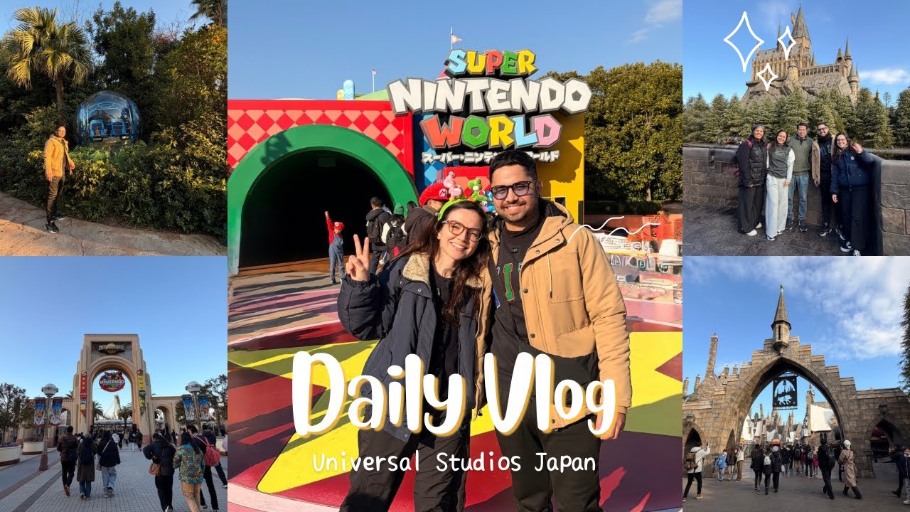 Vlog : Viagem para Osaka - Japão 🇯🇵 - Pt 2 - Universal Studios e Super Nintendo World 🎡🎢