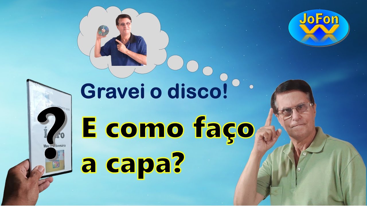 Como fazer a arte para capa do DVD