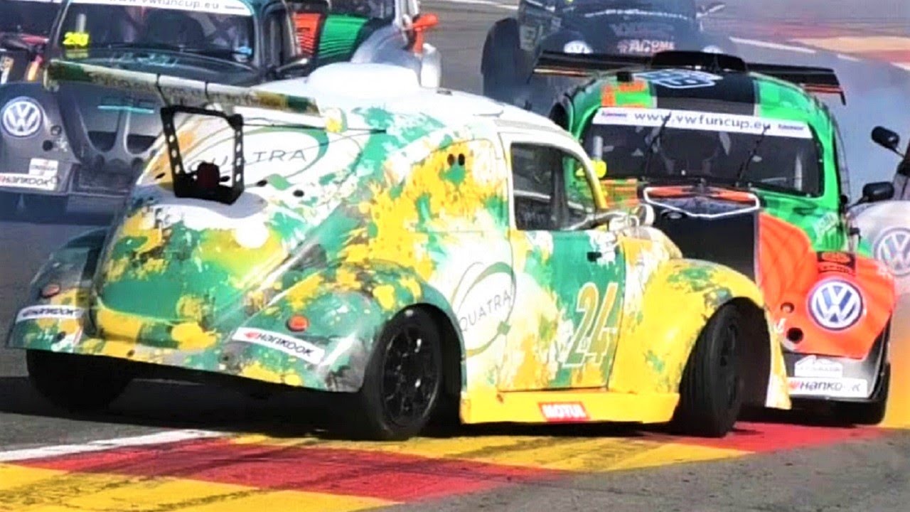 VW Fun Cup 2019 - Crashes, Spins & Action - Spa Francorchamps