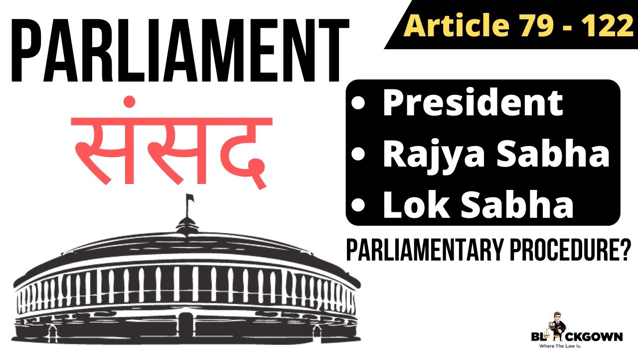 Parliament under the Indian Constitution | Article 79 to 122 | Composition of Parliament