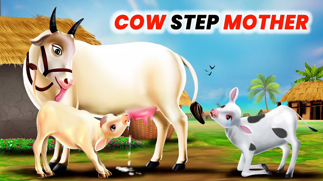 Cow Step Mother | English Stories | Cow English Story | Moral Story @toptoonzenglish