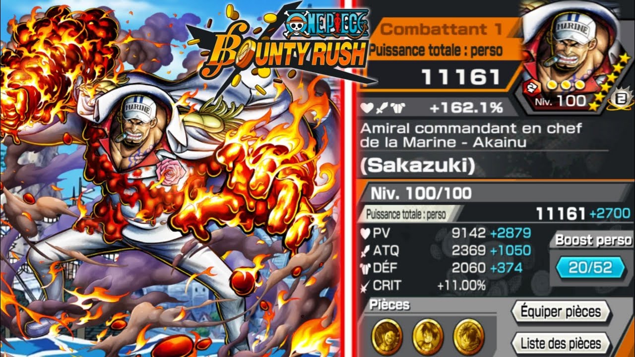 LE RETOUR D'AKAINU POUR 1500 DIAMS FAUT IL CRAQUER ?! ONE PIECE BOUNTY RUSH / OPBR FR