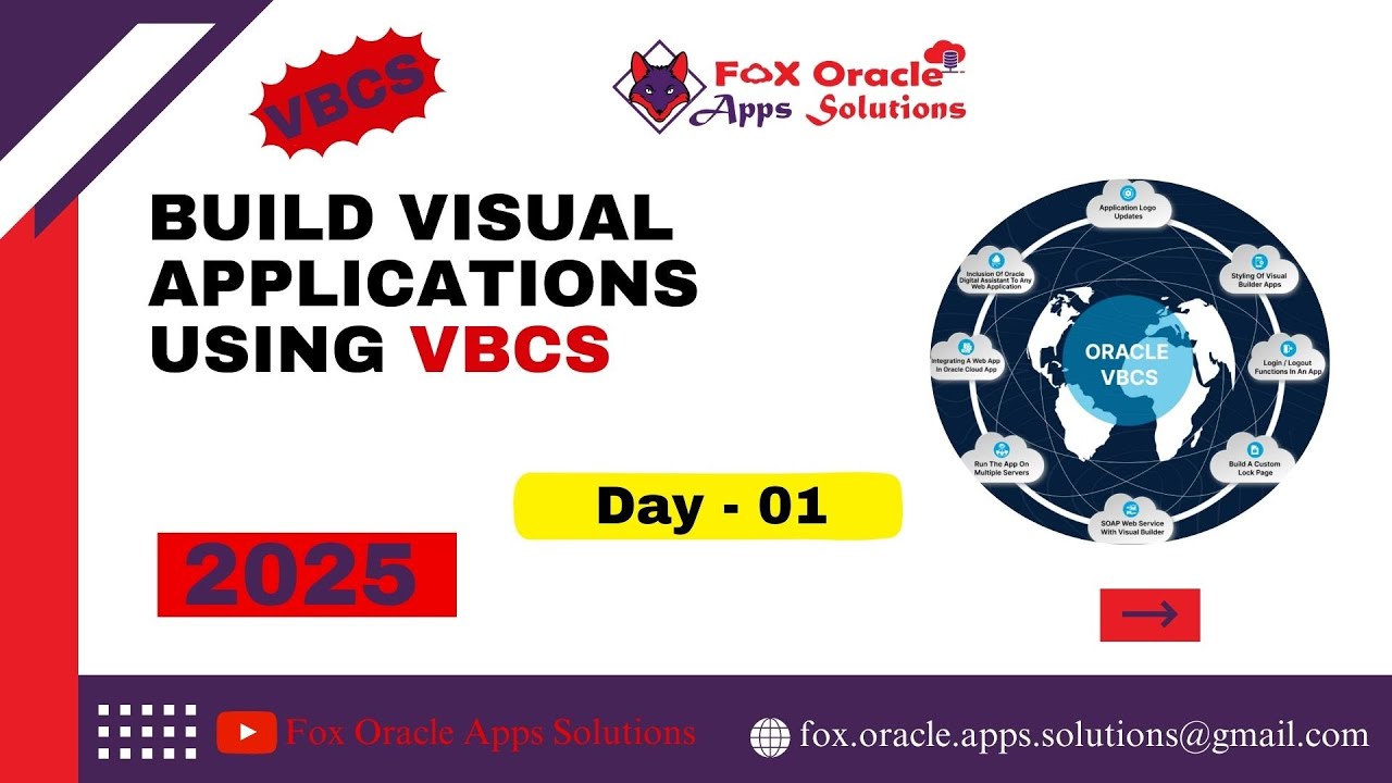 1. Oracle Visual Builder (VBCS) Day 1 | What is Visual Builder? Features, Architecture & VBS vs VBCS