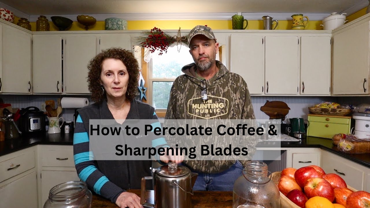 Hiding from the Cold: Percolating Coffee & Sharpening Blades