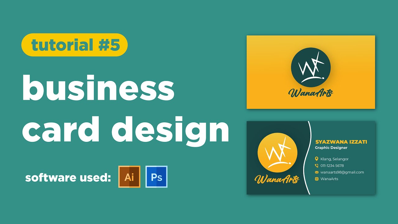Business Card Design Tutorial: Adobe Illustrator