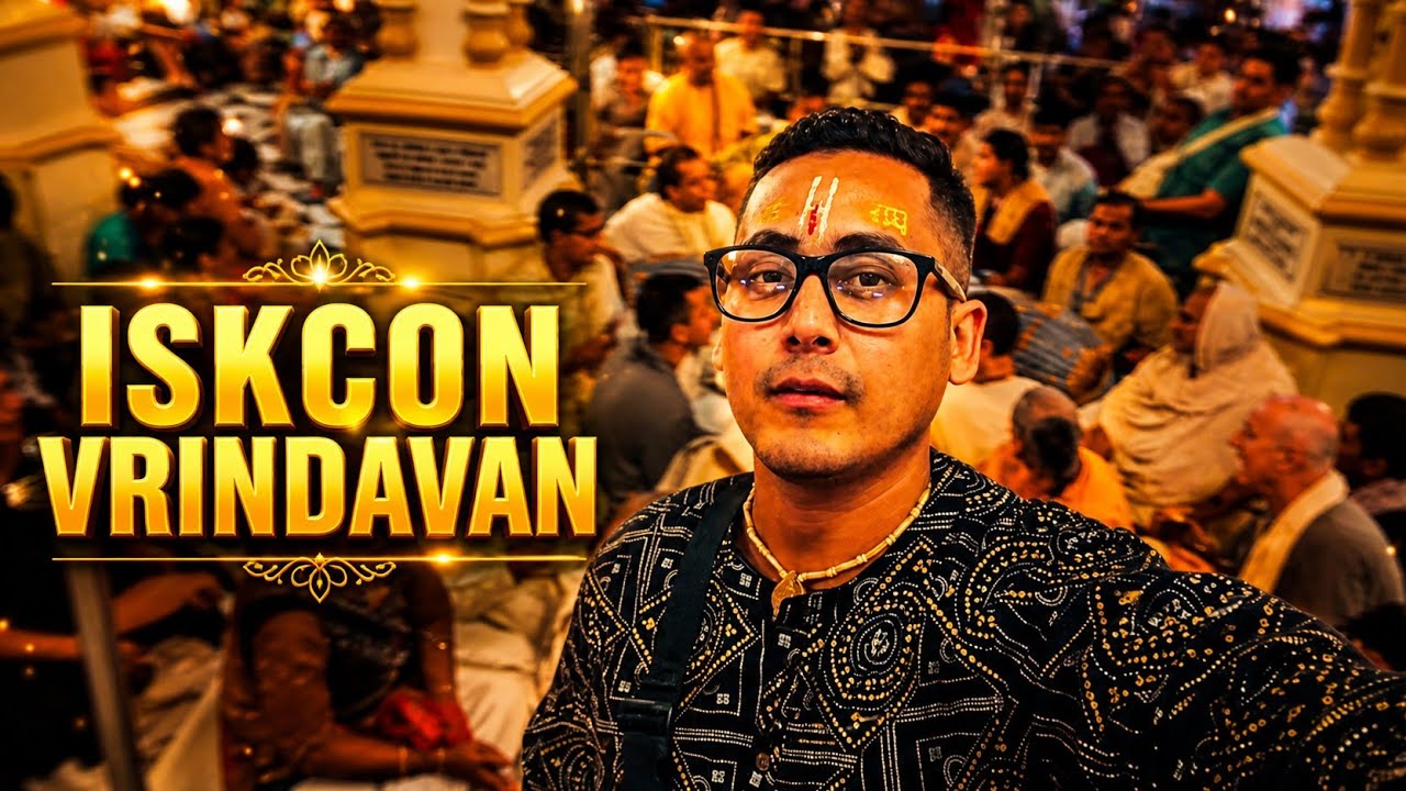 ISKCON VRINDAVAN TEMPLE | FAMILY VLOG | SANATAN DHARMA | VRINDAVAN DHAM | BLUE BOY CHRISHAN VLOG 