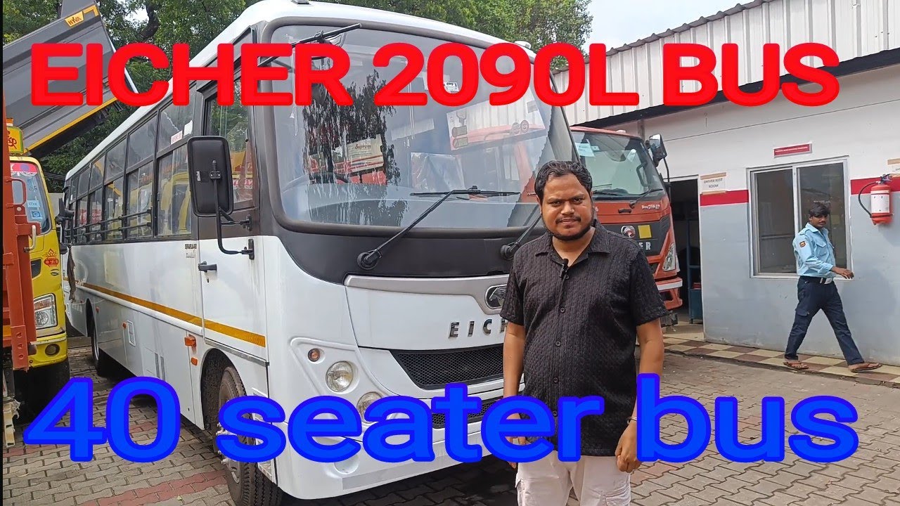Eicher Starline 2090L 40-seater bus full review video | Eicher 40 seater new bus launch |