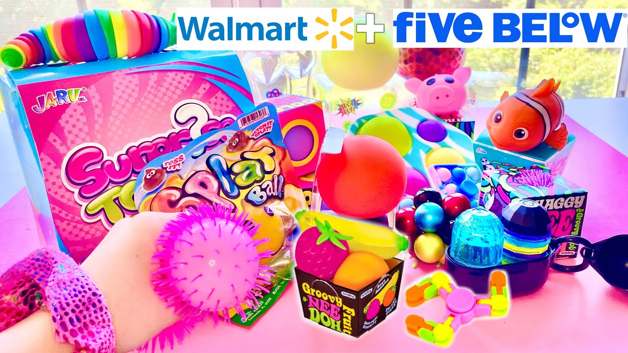 *SCAMMED??* FIVE BELOW + WALMART FIDGET HAUL & REVIEW! 😱 *so many Nee Dohs* 🤑