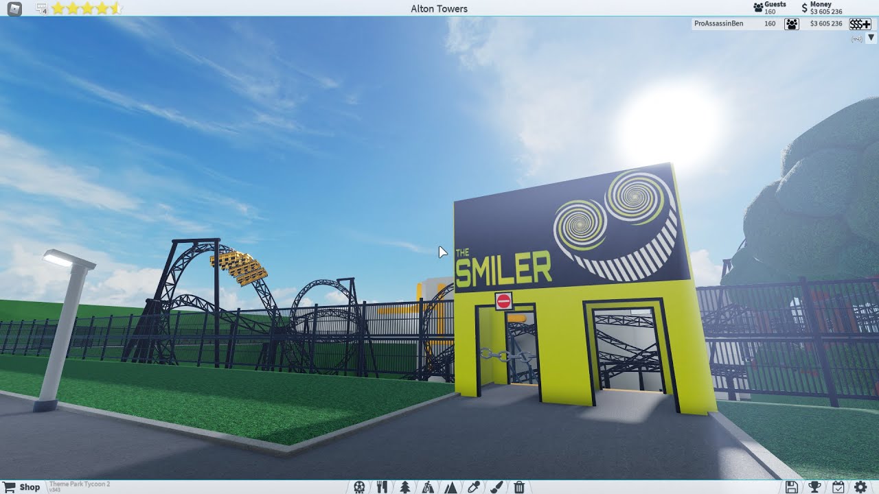 Theme Park Tycoon 2 | The Smiler | Part1 (Full Version out now)