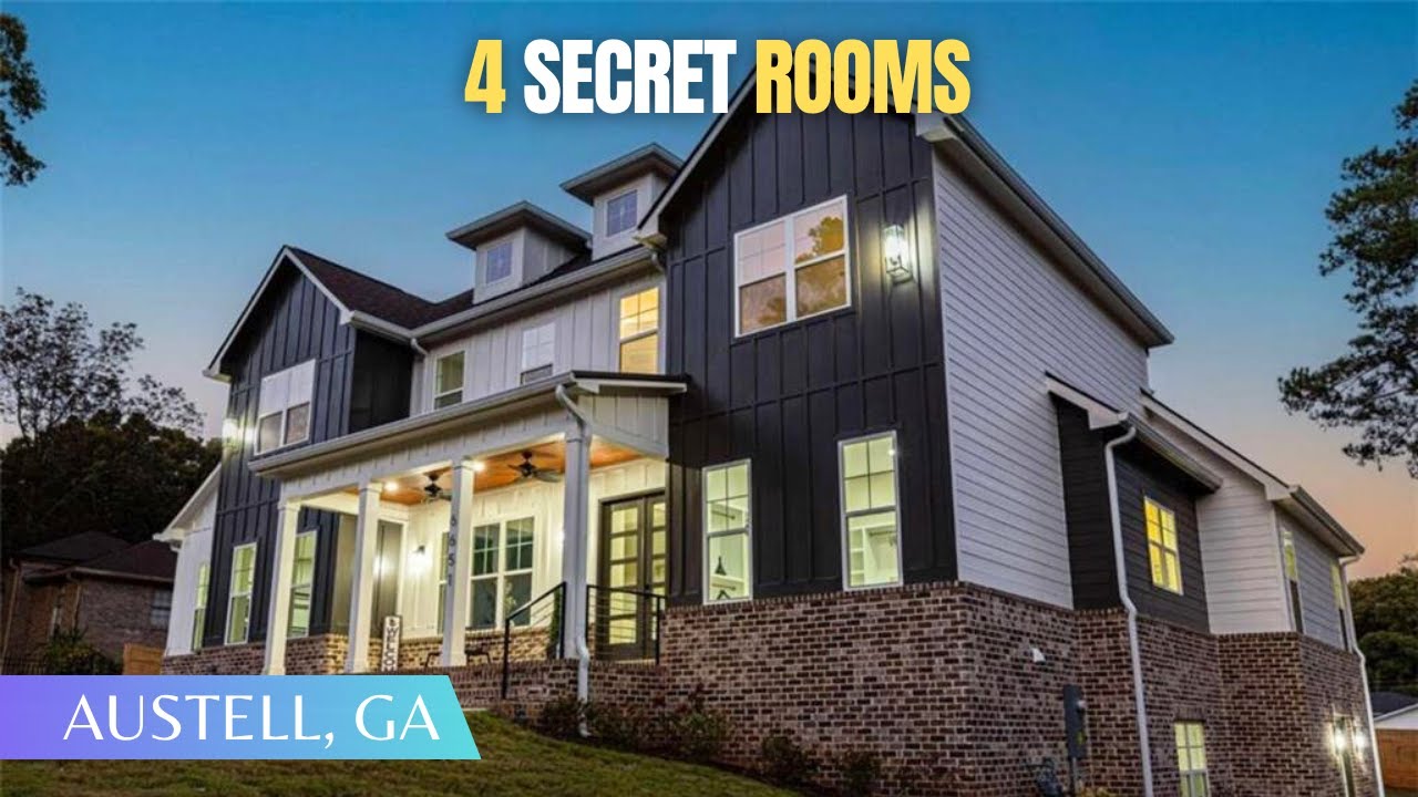 Inside This Breathtaking Multigenerational Home w/2 Kitchens + 4 Hidden Rooms + Finished Basement