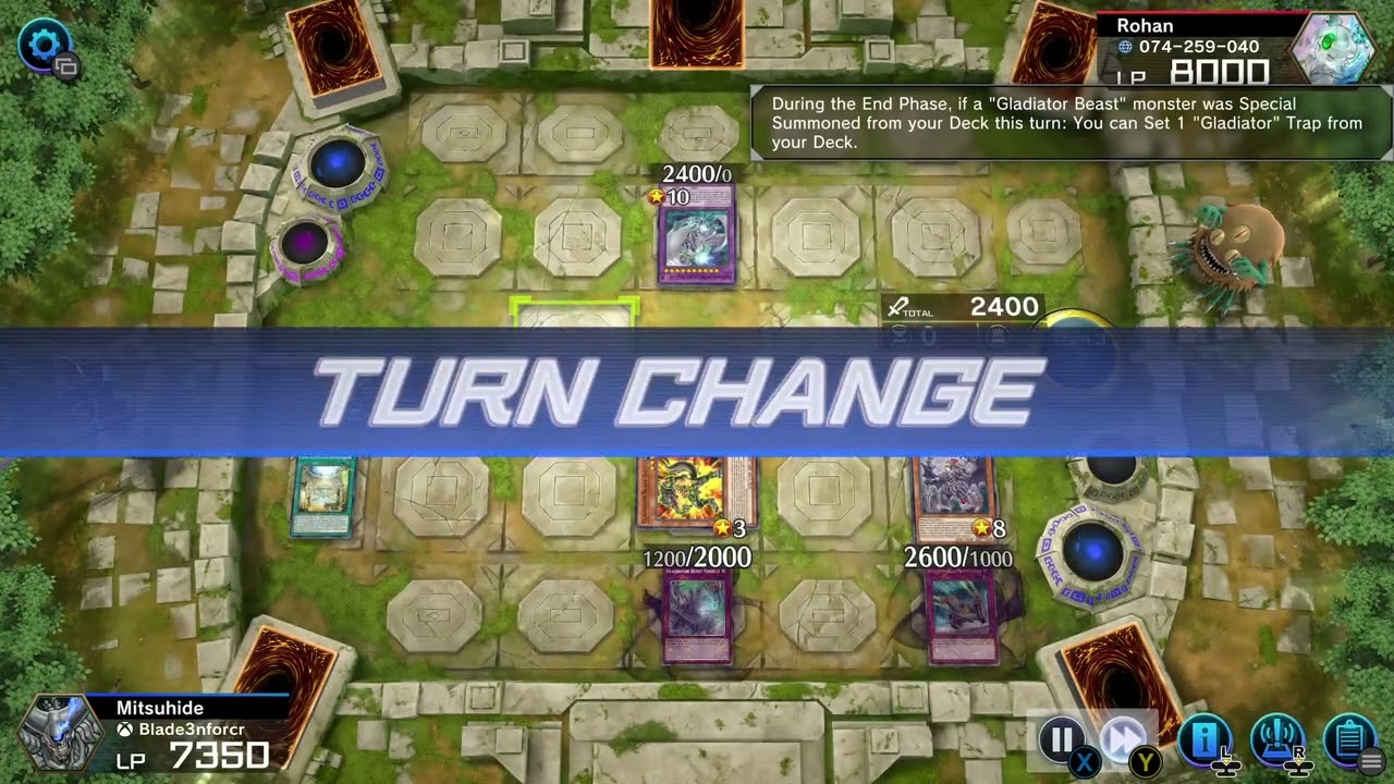 Yugioh Masterduel Gladiator Beasts vs Cyber Dragon ranked destruction