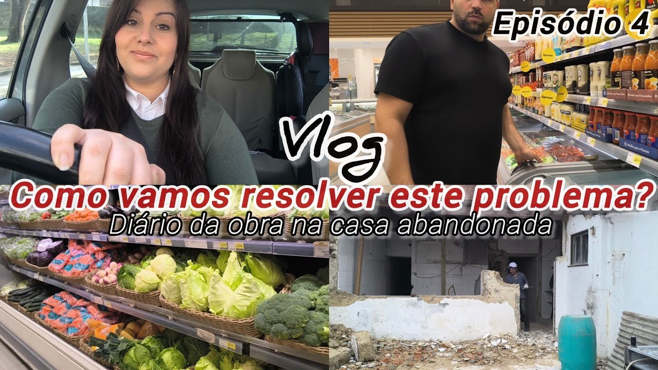 Vlog| PROBLEMAS na OBRA| Como vamos conseguir resolver? Passeio e compras SAUD&Aacute;VEIS a dois❤️