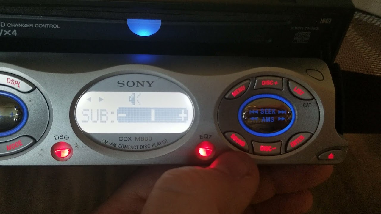 Sony CDX-M800 Test