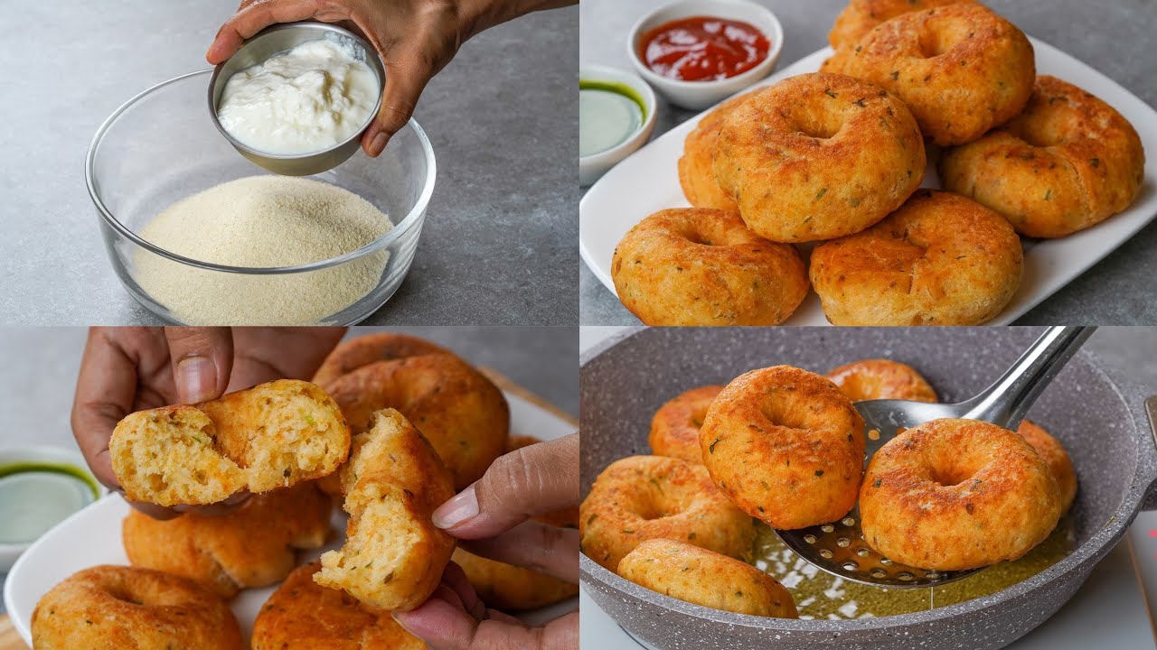 I Combined Suji With Yogurt & Make This Amazing Nashta Recipe | Instant Dahi Suji Nashta Recipe
