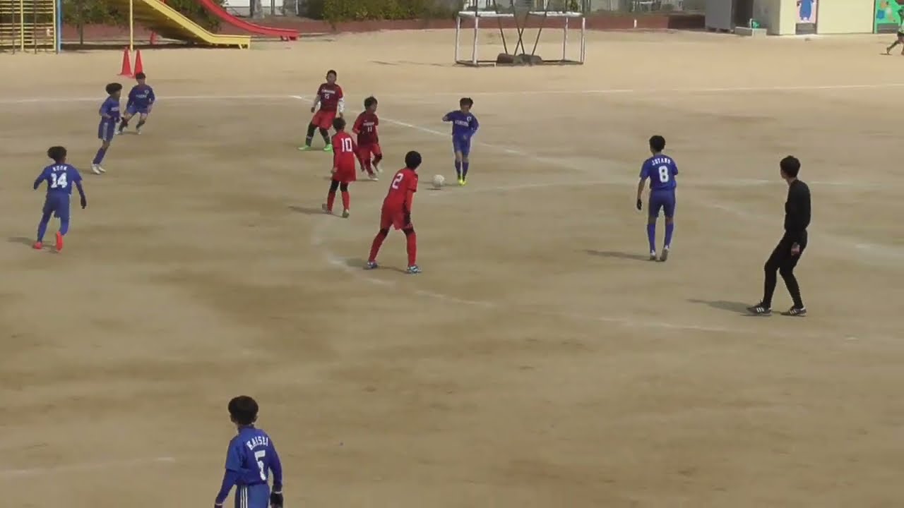 26/03/15 つつじが丘杯サッカー大会 決勝リーグ U-12 vs 押部 前半