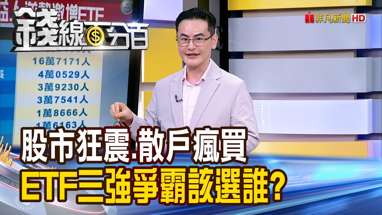 《股市狂震.散戶瘋買 ETF三強爭霸該選誰?》【錢線百分百】20260313-7│非凡財經新聞│