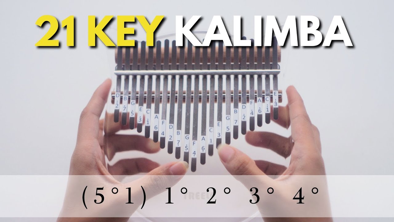 21 Key Kalimba Easy Beginner Songs Tutorial
