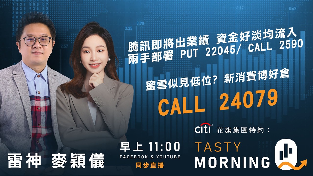 Citi花旗集團特約: Tasty Morning Q Live 2026-03-18 | 港股財經直播 | 即市分析