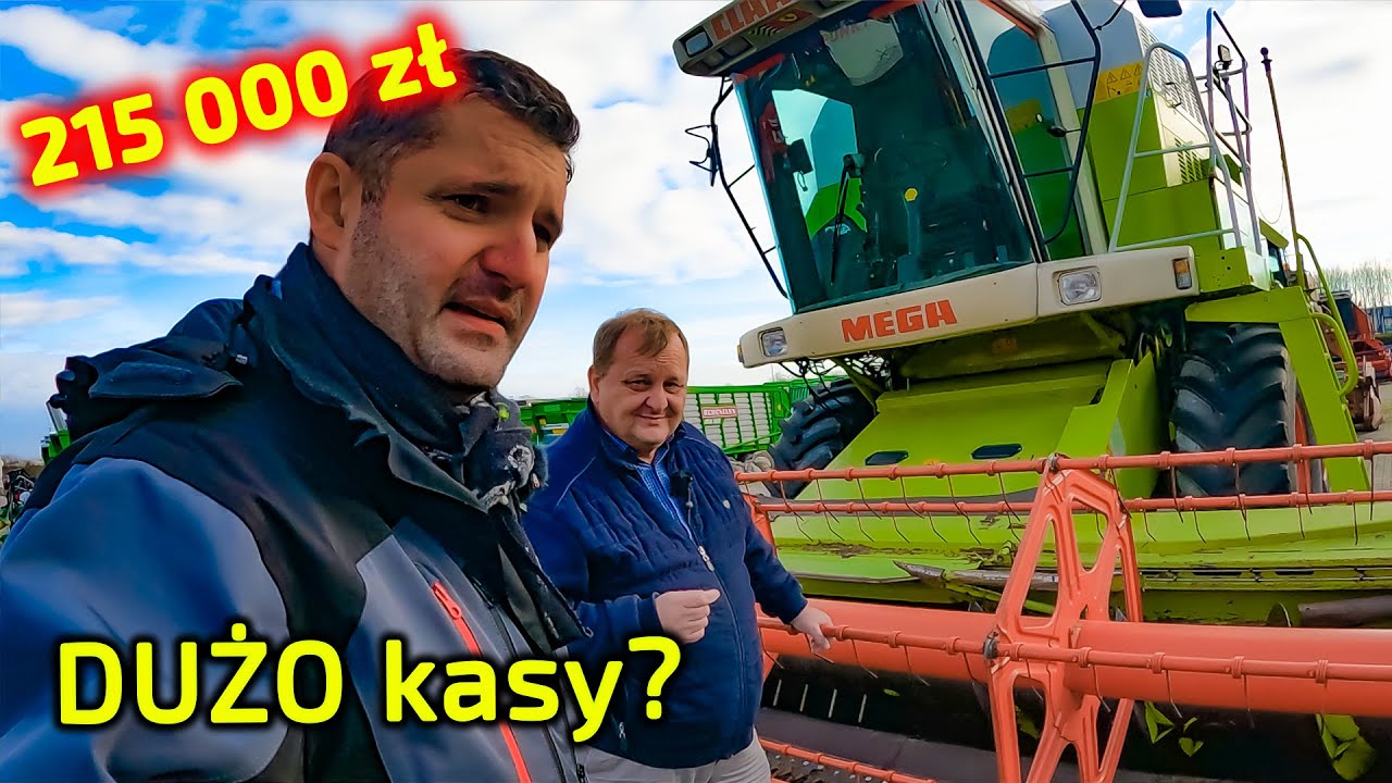 Czy warto dać 215 000 zł za kombajn Claas? 👉 Mega 218 z 1997 roku prod. [Korbanek]