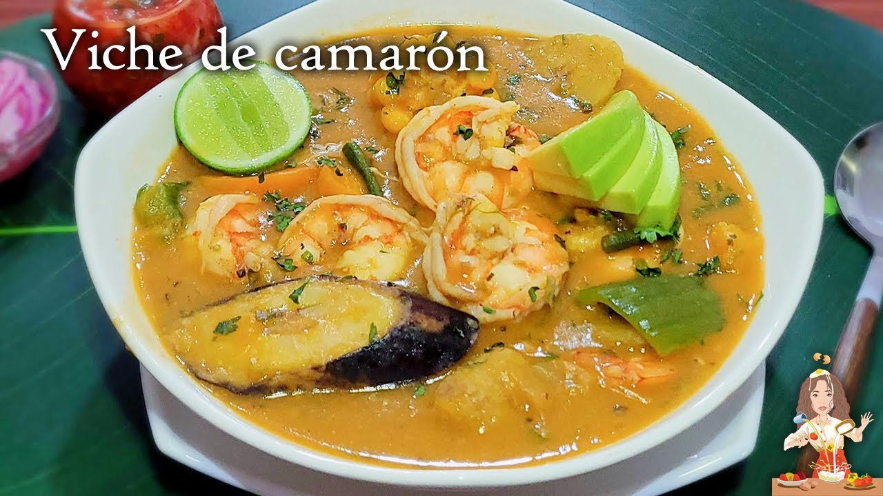 🇪🇨♨️Cómo preparar el mejor  VICHE DE CAMARÓN🍲🍤🍤😘👌‼️
