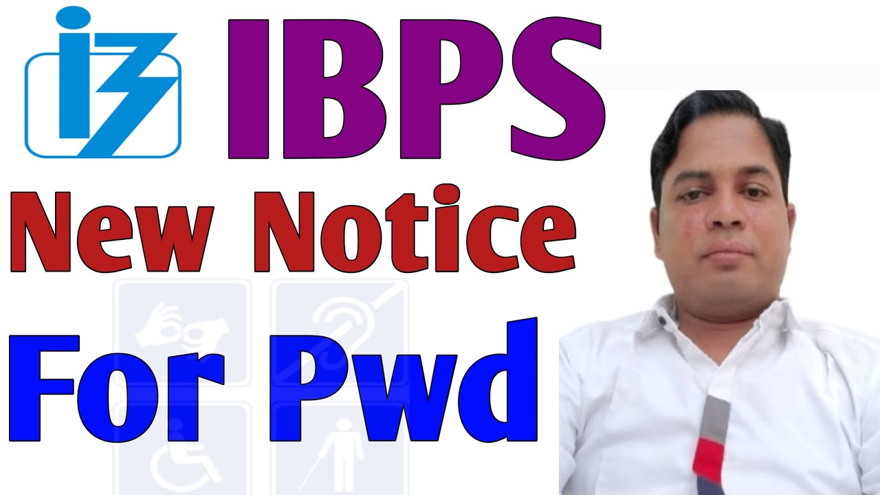 IBPS New Notice For Pwd♿️ | ध्यान से देखो आईबीपीएस के एग्जाम में क्या बदलाव हुए | #ibpsscriberules