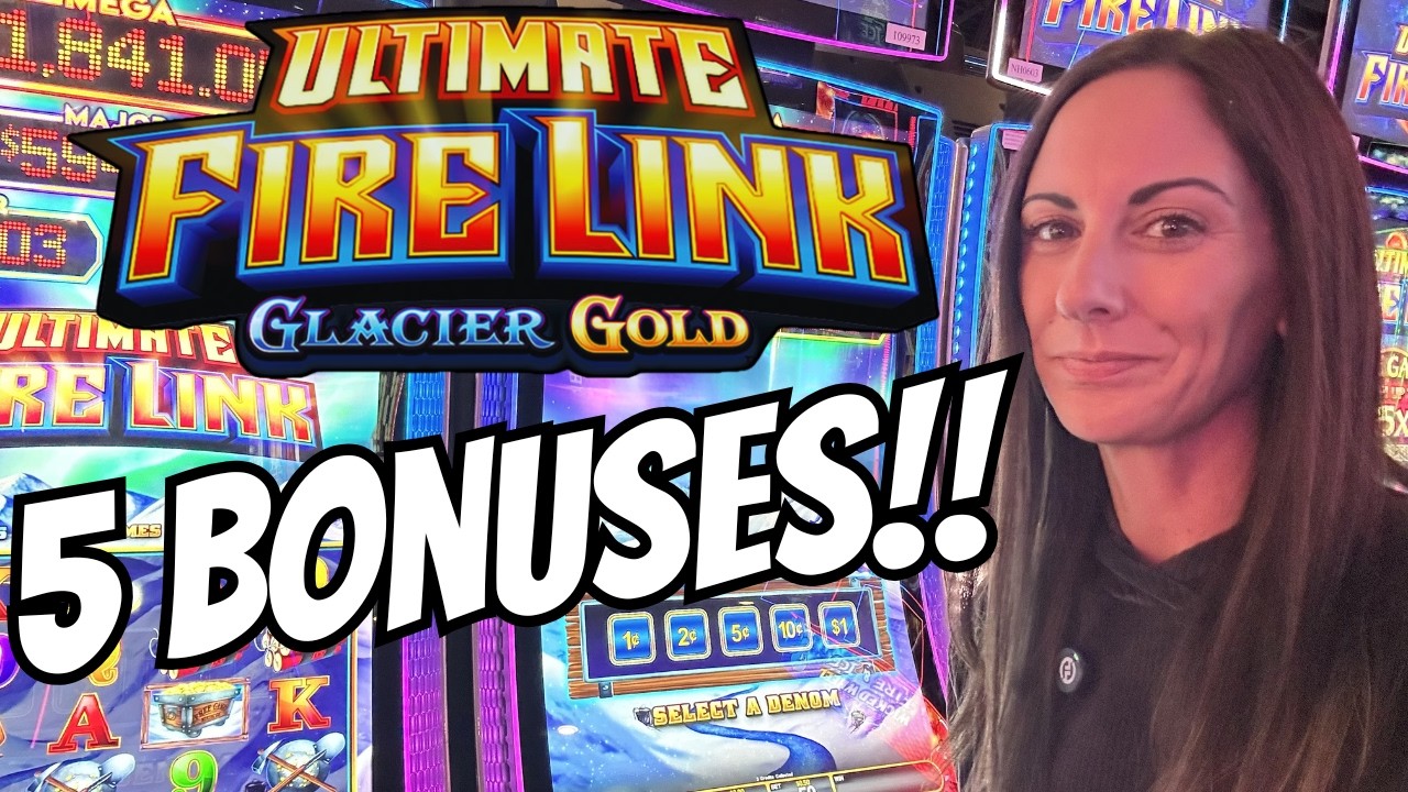 ☄️Бесплатные игры без перерыва в Ultimate Fire Link Glacier Gold‼️
