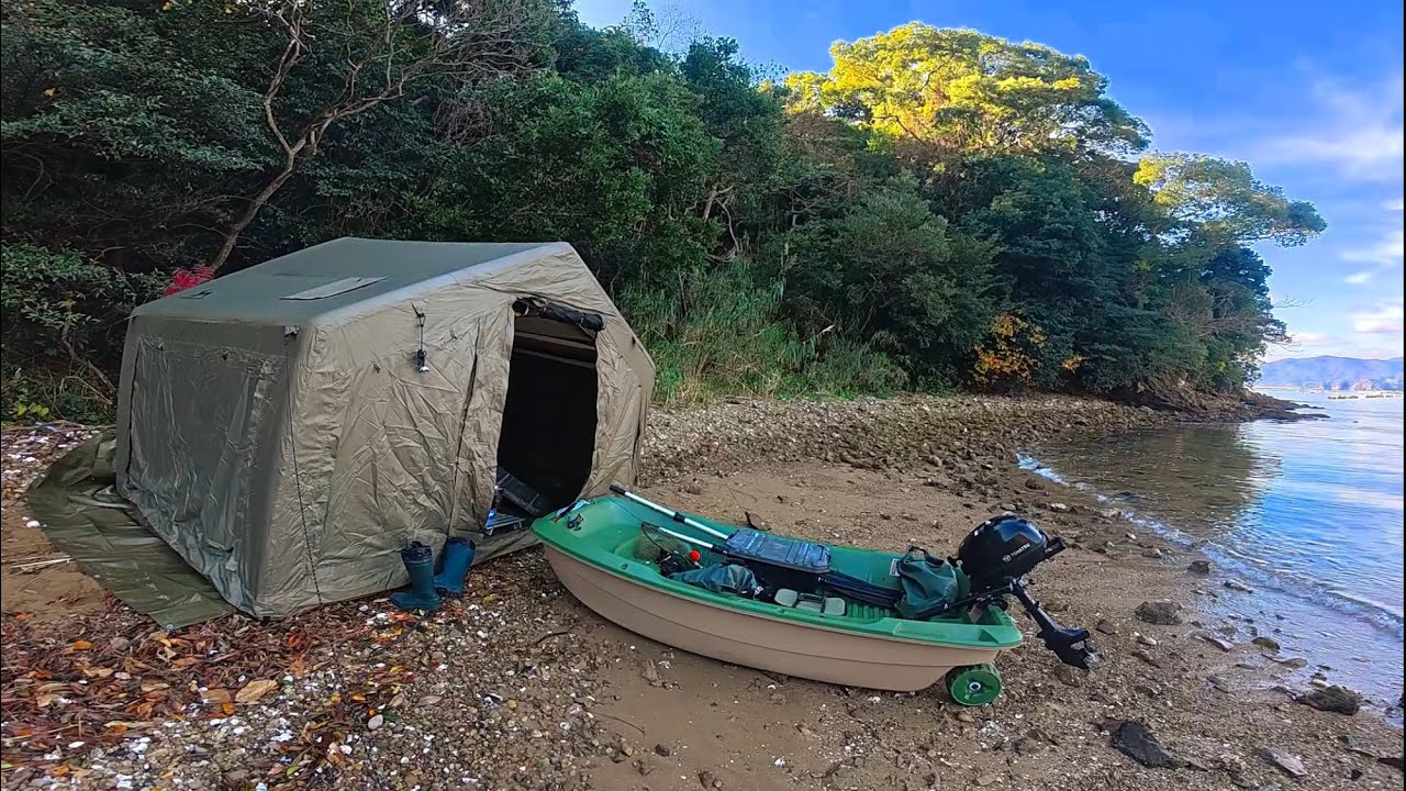 【Island Country】A calm bay with a chain of islands 【Fishing, camping, and traditional cuisine】