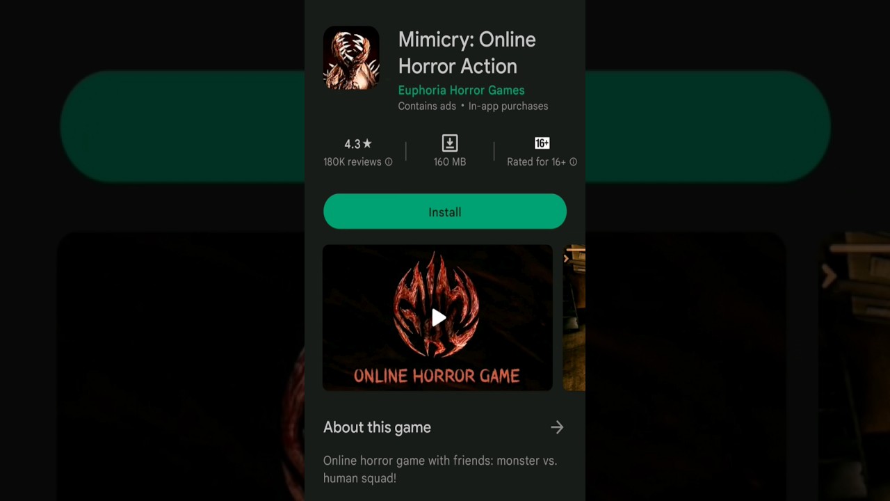 Top 5 Best Multiplayer Horror Games Android #shorts #horrorgaming