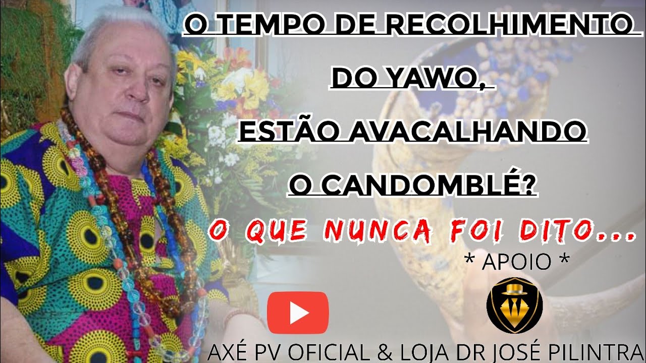 SOBRE O TEMPO DE RECOLHIMENTO DOS YAWOS, OS TRABALHOS ALTERNATIVOS NA RELIGIÃO, ESTÃO AVACALHANDO?