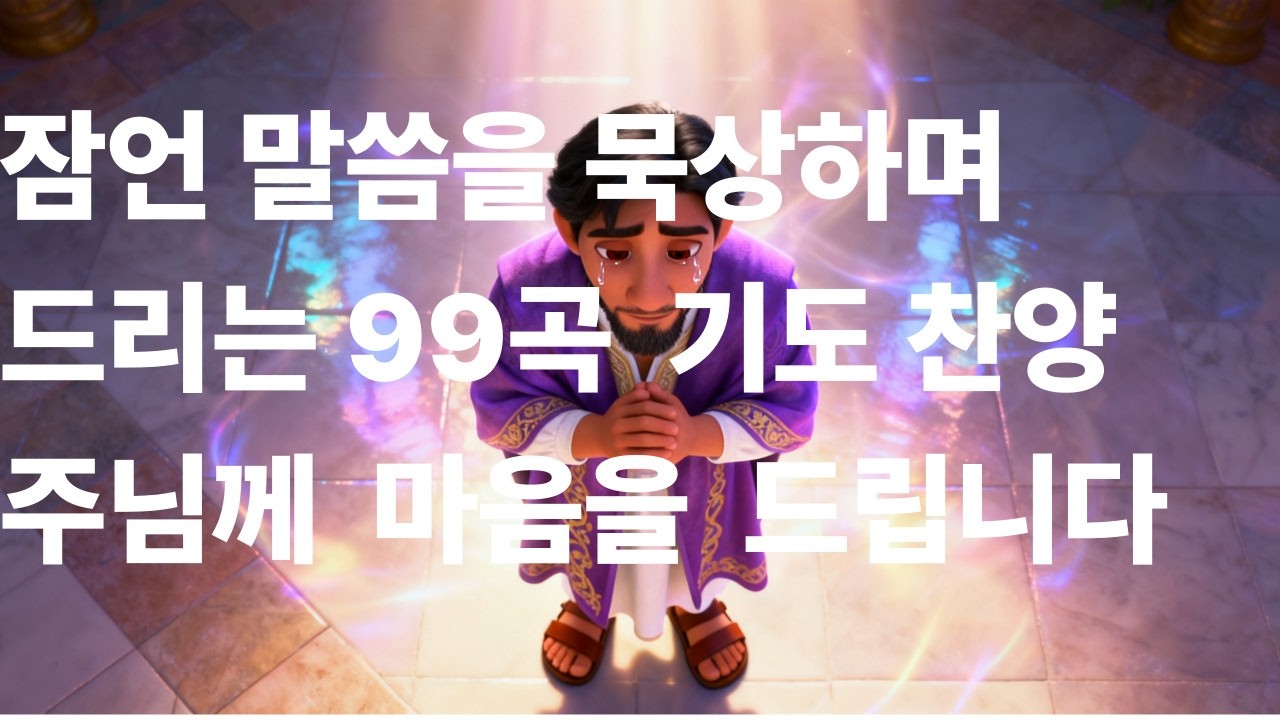 잠언 CCM 99곡 연속재생 | 말씀 묵상·기도 은혜 찬양 모음 (8시간)