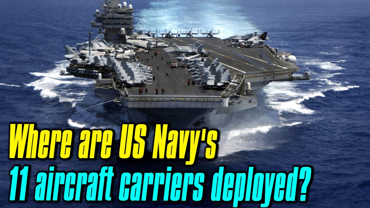 US Navy's Dominance: Where are US Navy's 11 aircraft carriers deployed?｜ #ArtofWar