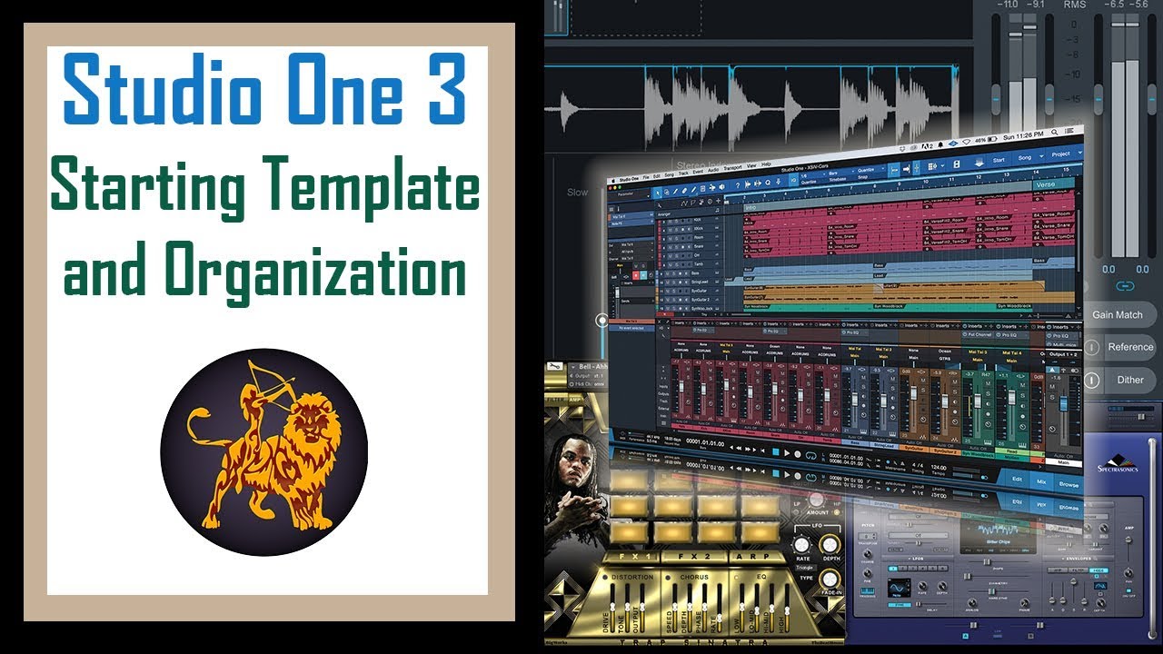 Studio One 3 Starting Template and Organization