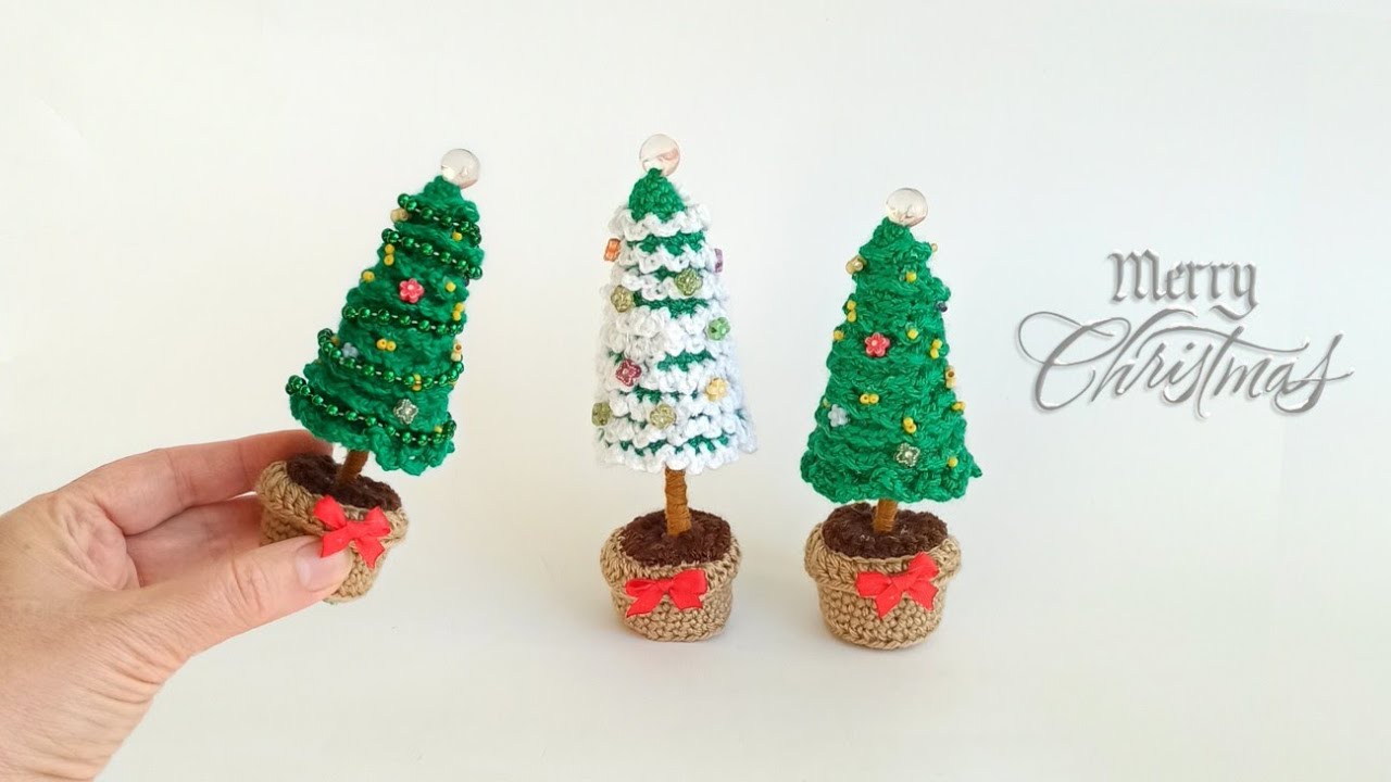 💝 Все хотят купить🎄 Как вязать Мини Ёлочку крючком / Рождественские игрушки амигуруми🎄