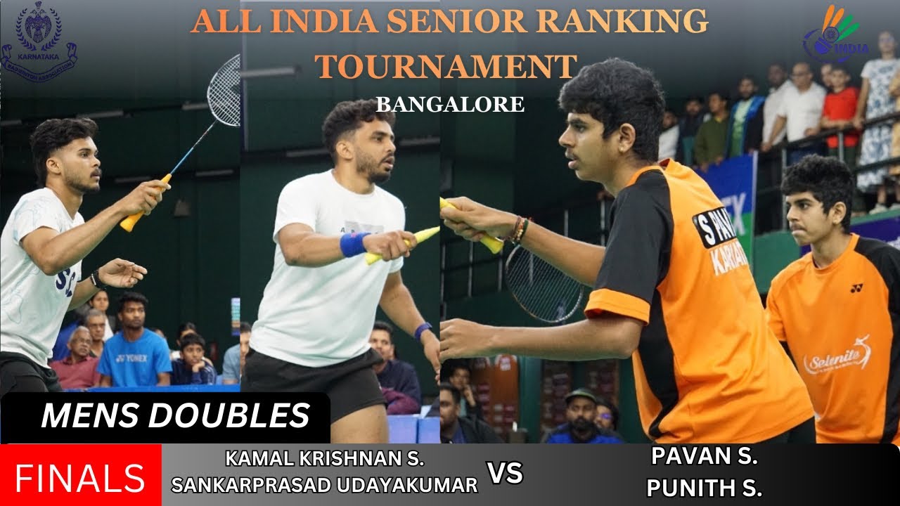 Kamal Krishnan & Sankarprasad 🆚 Pavan S & Punith S | FINAL | MD | All India Ranking 🏆🏸🔥
