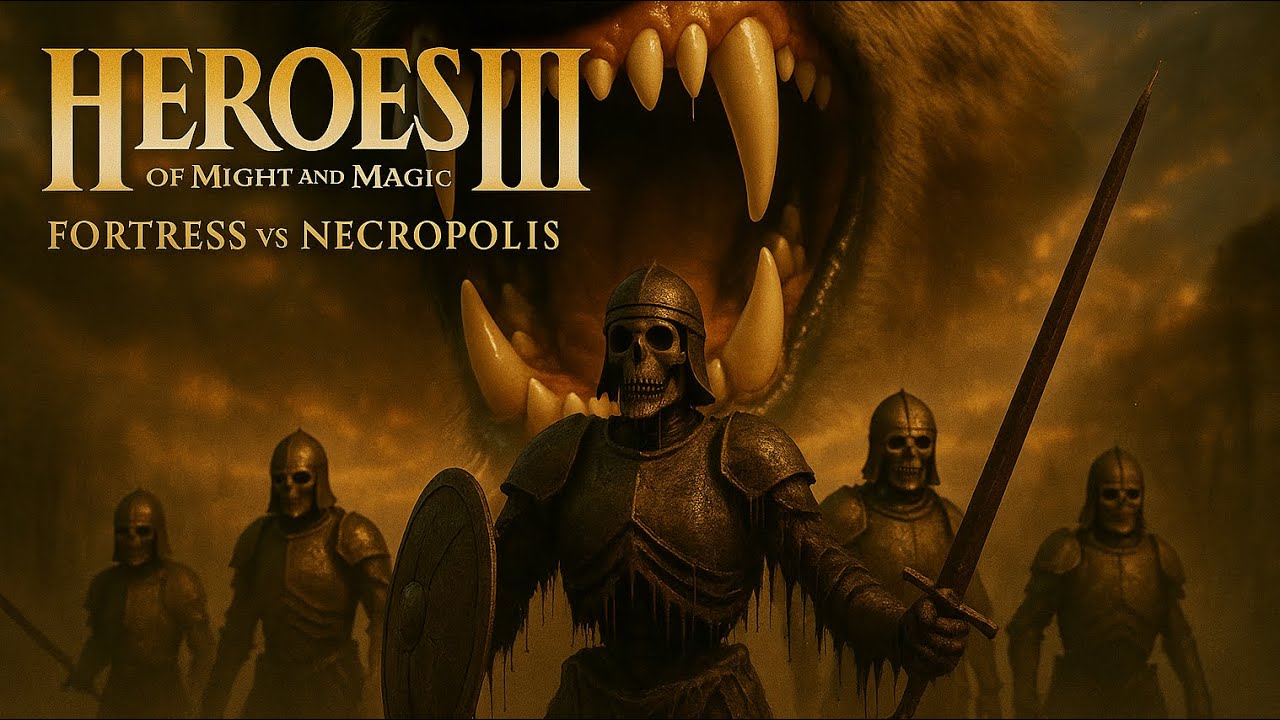 Heroes of Might and Magic 3 – Fortress vs Necropolis | Cinematic | AI Remake