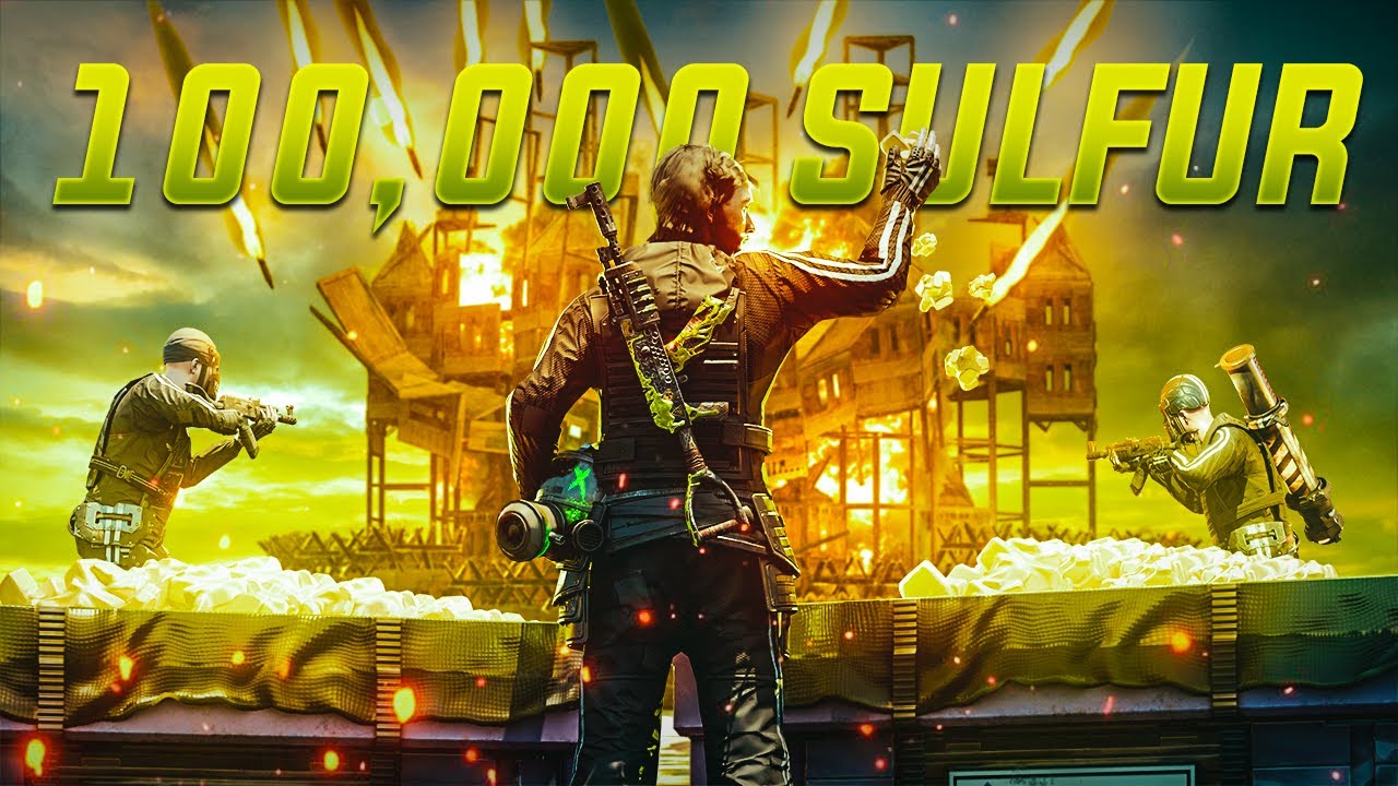 UN RAID POUR 100,000 DE SULFUR ! Rust