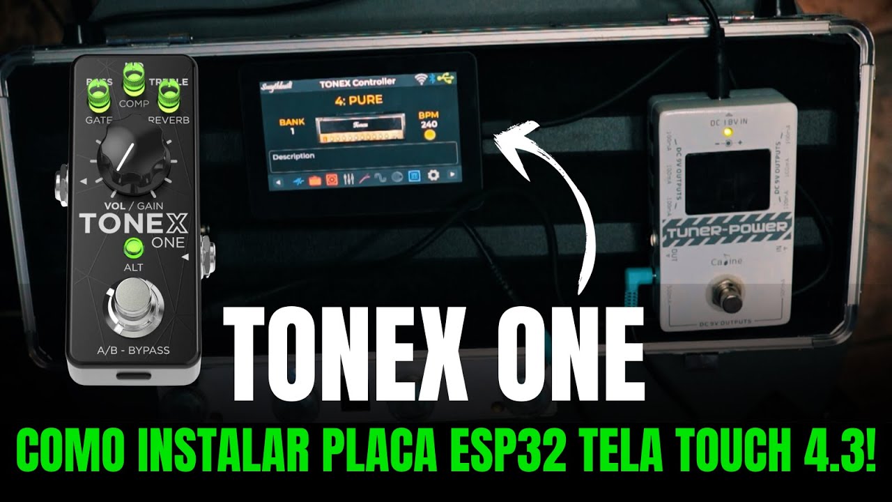 TONEX ONE AGORA FICOU INCRÍVEL COM TELA LCD TOUCH - INSTALAÇÃO DE SOFWARE! #tonexone #aliexpresshaul