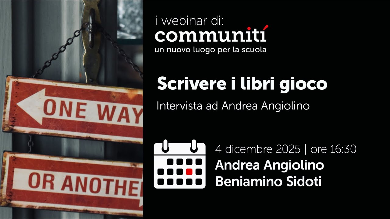 Webinar: Il segreto dei libri gioco - Intervista a Andrea Angiolino