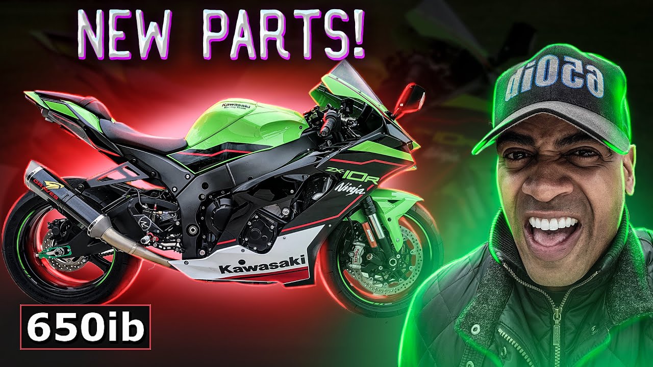 2021 ZX-10R Get's NEW PARTS!!!