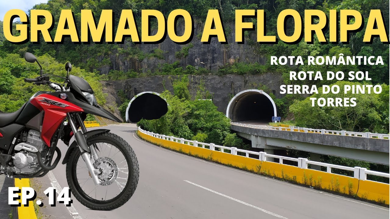 GRAMADO a FLORIANÓPOLIS de MOTO - EXPEDIÇÃO SUL DO BRASIL - EP.14