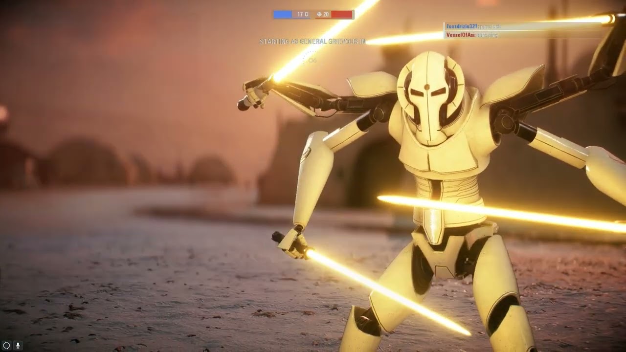 Star Wars Battlefront 2 | Saber CAPS Gameplay #44 (Grievous)