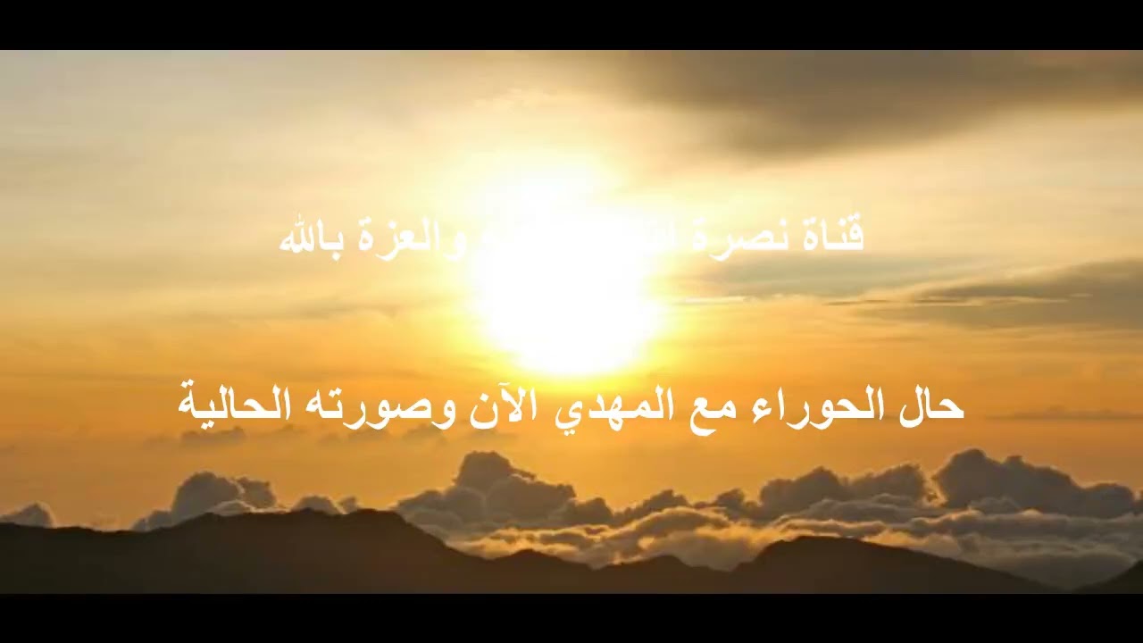 رؤية تبين حال الحوراء مع المهدي الآن وصورته الحالية