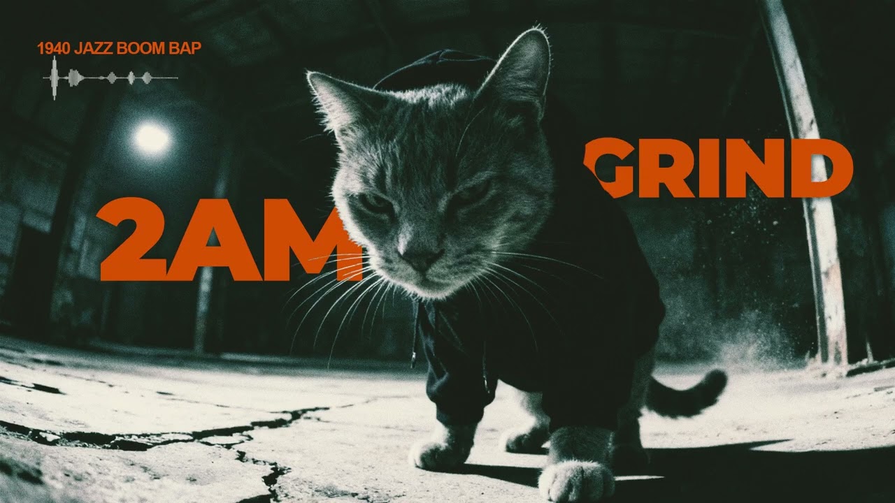 2AM Grind – Vintage 1940s Jazz Boom Bap for Late Night Focus & Coding
