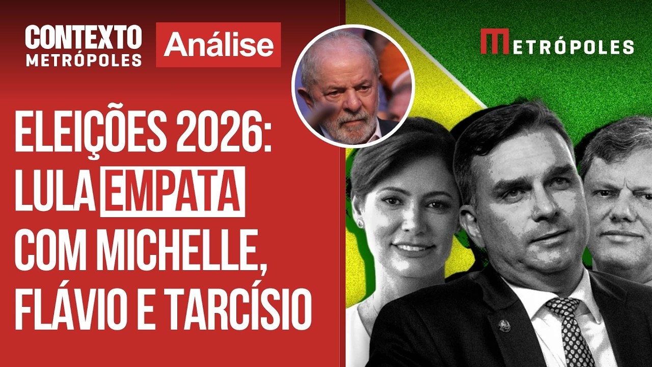 Meio/Ideia: Lula empata com Tarcísio, Flávio e Michelle no 2º turno