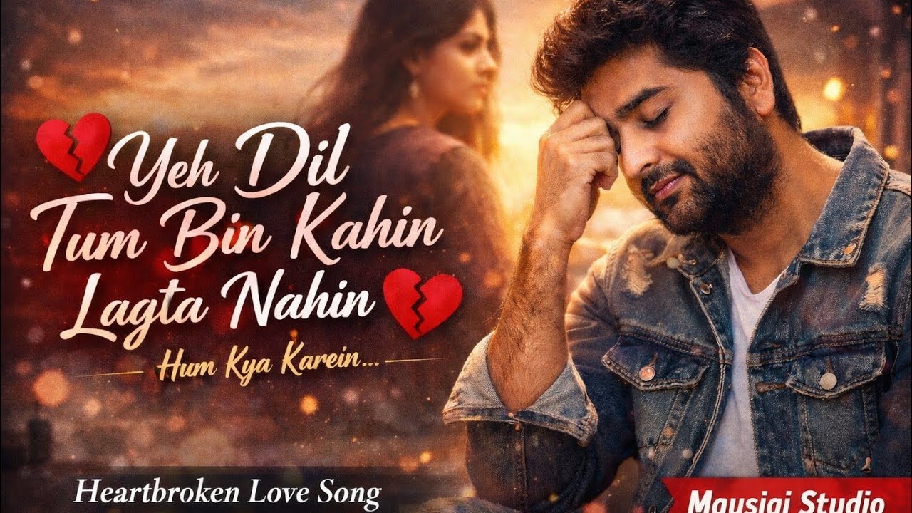 Yeh Dil Tum Bin Kahin Lagta Nahin | Heartbroken Love Song | Sad Emotional Song | Mausiqi Studio