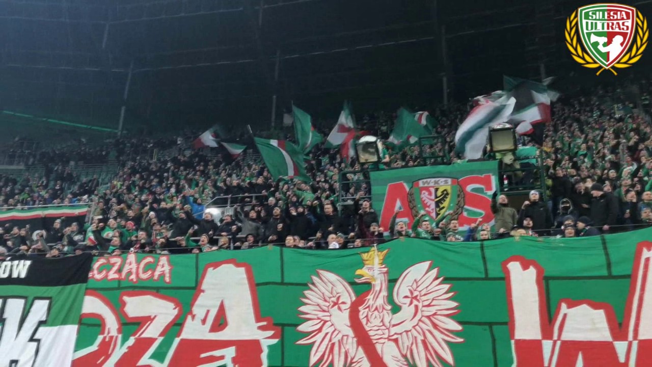 Śląsk Wrocław - Wisła Kraków 1:0 (FANATYCZNY DOPING!)