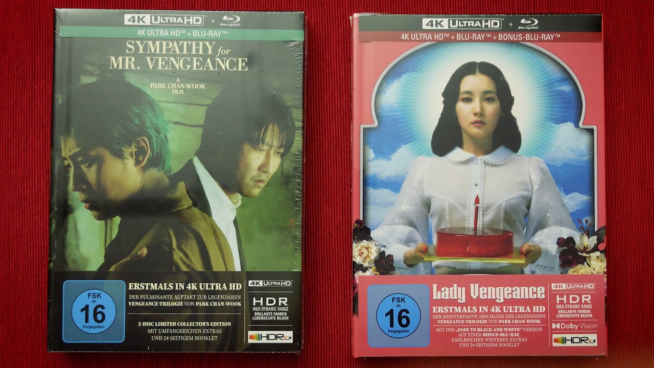 Sympathy for Mr. Vengeance & Lady Vengeance | 4K Mediabook | Capelight Pictures