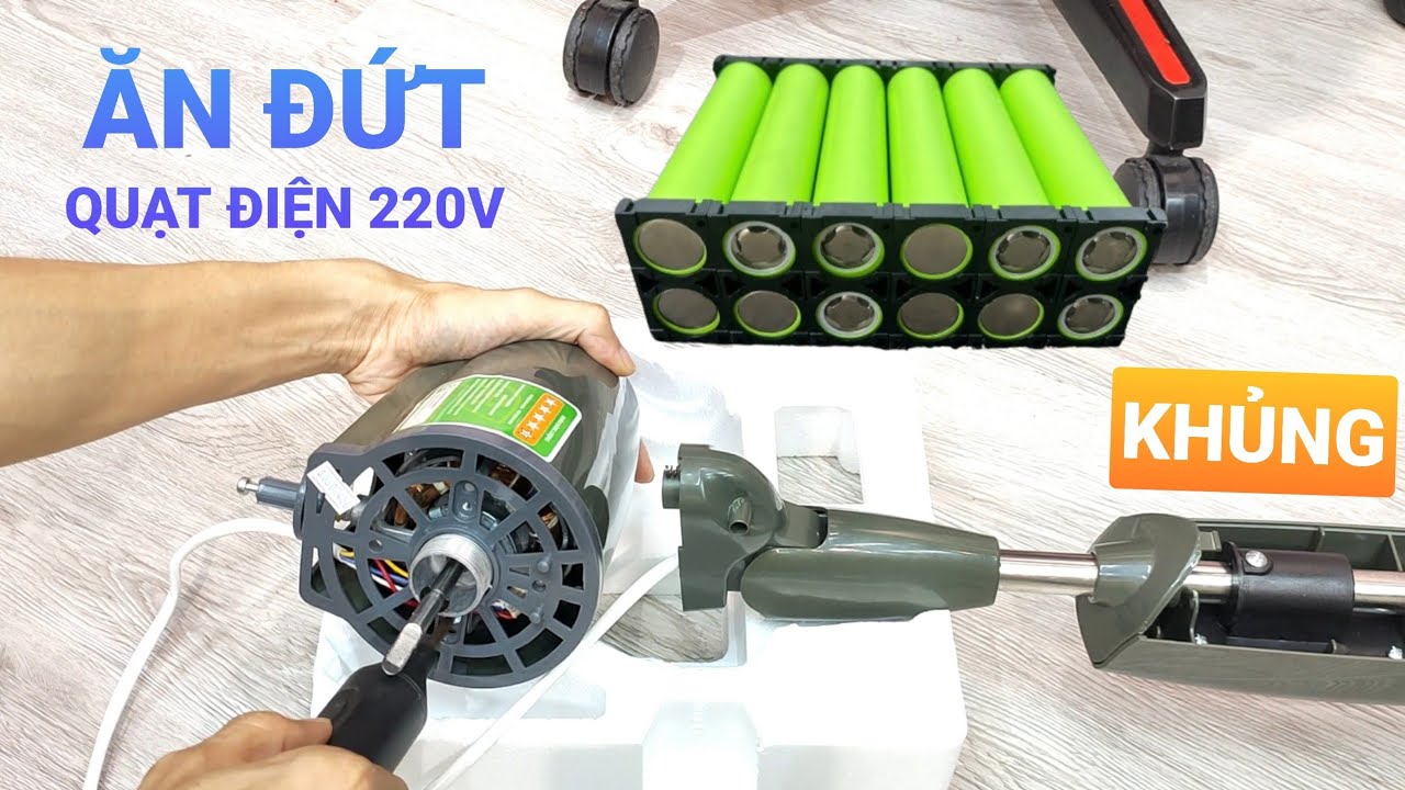 Đành Phải Lấy Quạt Mới 650K - Để Chế Quạt Tích Điện BLDC Không Chổi Than có điều khiển gió thoảng