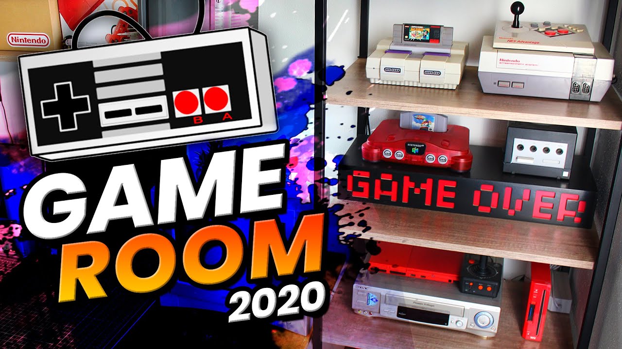 El cuarto FRIKI GAMER 🎮 👾🕹️ -  GAME ROOM Tour 2020 ¿Coleccionar Videojuegos? - elrafias